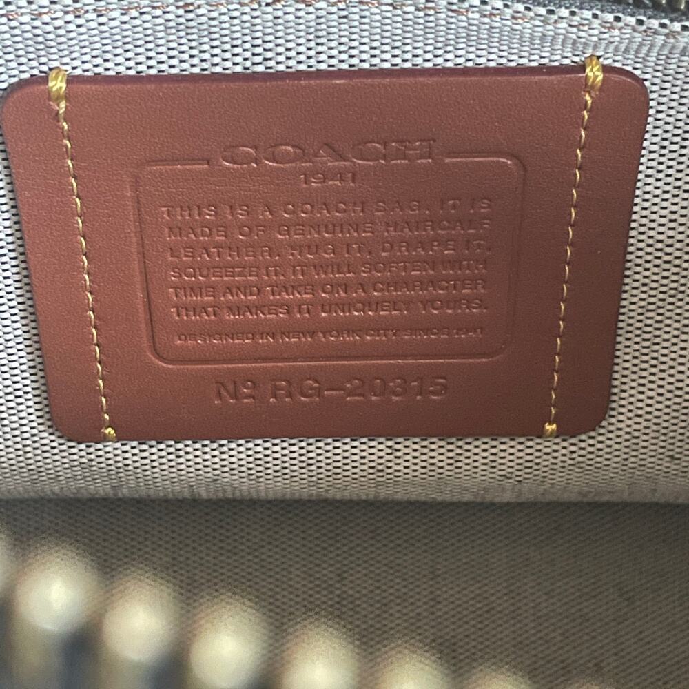 Extremely Rare Coach 1941 Rogue Wild Beast Haircalf 20315 Gary Baseman NWOT - Picture 4 of 15